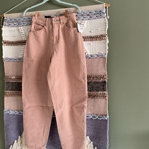 Blush Balloon Mom Jeans